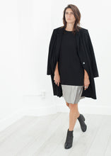 Load image into Gallery viewer, Border Dress in Black/Silver
