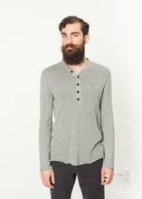 Load image into Gallery viewer, Garbo Henley in Grey
